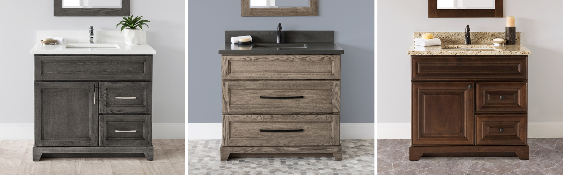 30 Or 36 Single Sink Dresser Style Vanity Stonewood Bath