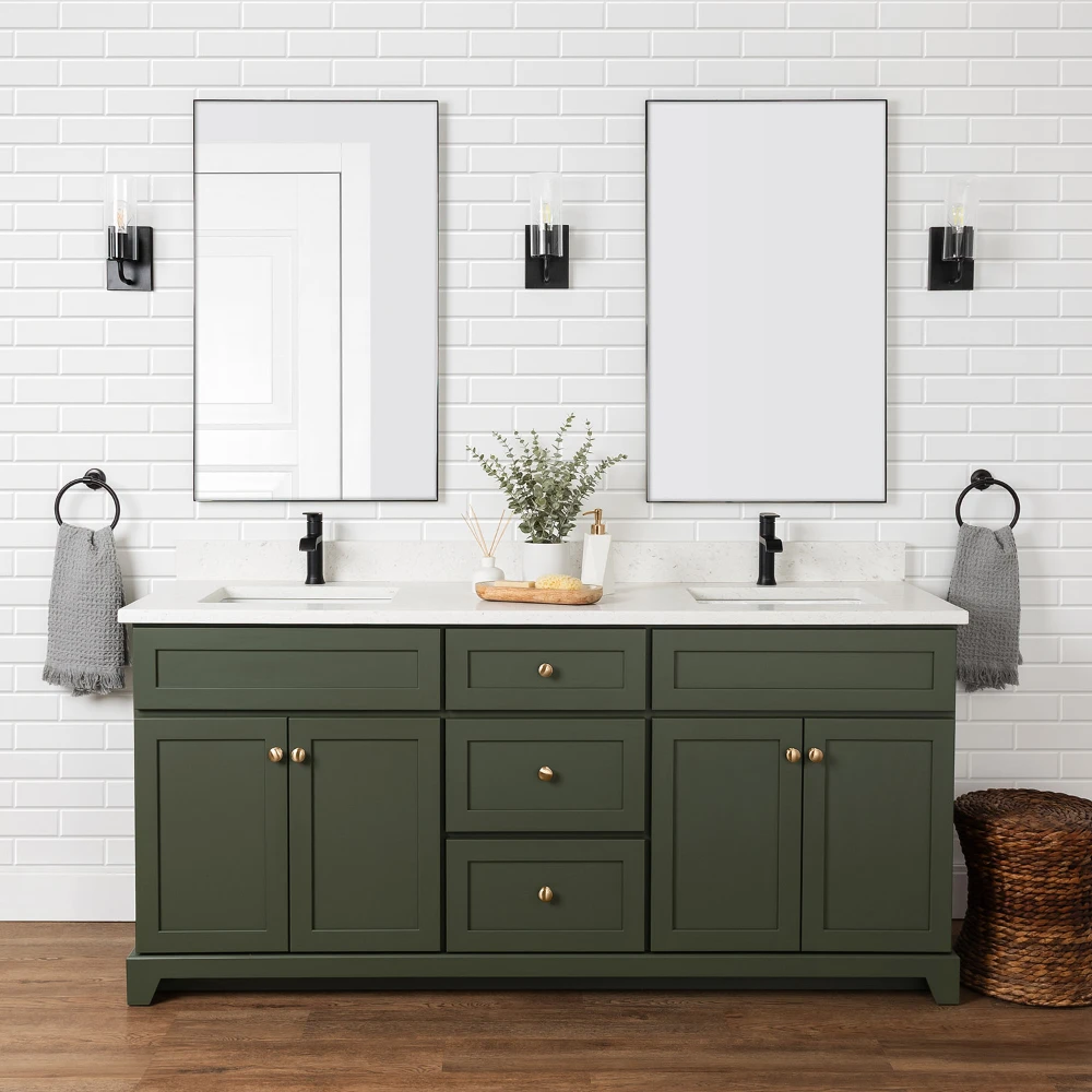 Custom Bathroom Vanities & Quartz Tops in Calgary