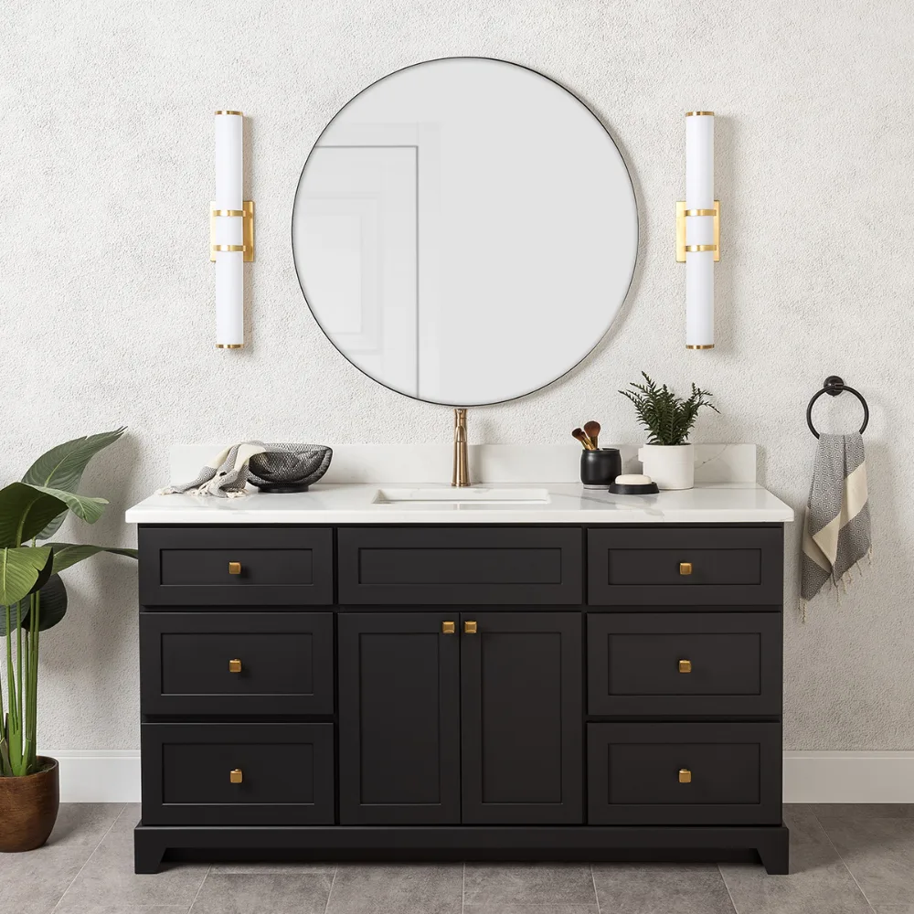 Custom Bathroom Vanities & Quartz Tops in Edmonton