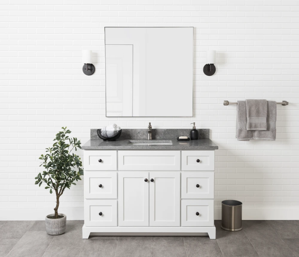 Custom Bathroom Vanities & Quartz Countertops in Hamilton, Ontario