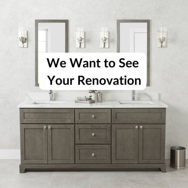 Have you renovated your bathroom with a Stonewood vanity? We’d love to see it! Send us your photos or tag us on social media for a chance to be featured. ✨📸