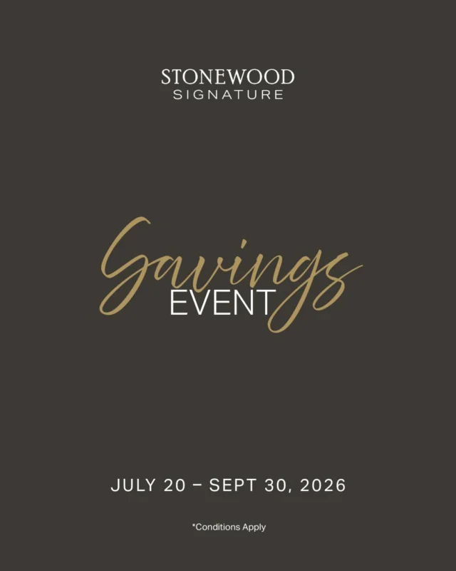 The bathroom you have been planning deserves the right finish. Now through September 30, 2026, save 15% on select Stonewood vanity finishes and quartz tops as part of the Stonewood Savings Event. Three beautiful finish options: Smoke, Graphite, and Urban Oak. Five quartz colours to match: Fantasy, Tempest, Stratus, Moonscape, and Squall. Find a Dealer near you. Link in Bio.#StonewoodBath #BathroomGoals #VanityStyle #HomeDesign #BathroomRemodel #StonewoodSavingsEvent